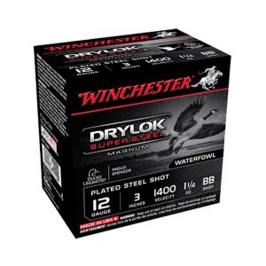 Winchester Drylok Super Steel Magnum Shotshells 3" 1-1/4 oz 1400 fps #BB 10/ct