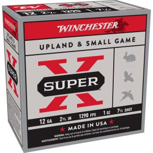 Winchester Super-X Game Shotshells 12 ga 2-3/4" 1 oz 1290 fps #7.5 25/ct