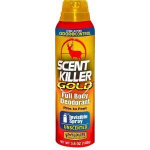 Wildlife Research Scent Killer Gold Body Deodorant Spray Can 3.6oz