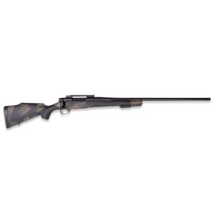 Weatherby Vanguard Black Hills Rifle .300 Win 3rd Magazine 24" 1/2x28 Threaded Barrel with 2" Muzzle Brake Black with Green and Tan