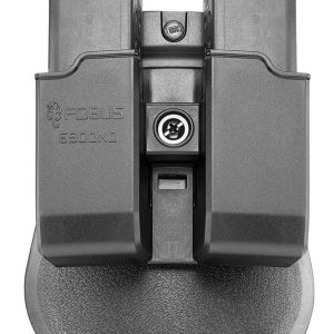 DOUBLE MAG POUCH FOR GLOCK/H&K 9/40 w/ tension screw & speed side cut