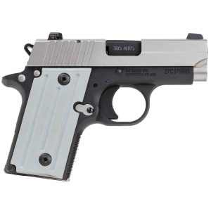Sig Sauer P238 Handgun 380 ACP 6rd Magazine 2.7" Barrel Black and Silver CA Compliant
