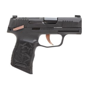 Sig Sauer P365-380 Rose Handgun .380 Auto 10rd Magazines (2) 3.1" Barrel Black with Rose Kit(Vaultek Safe)