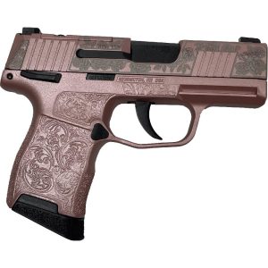 Sig Sauer "Gun & Roses" P365 Optic Ready Handgun 9mm Luger 10rd Magazines(2) 3.1" Barrel X-RAY 3 Sights Manual Safety
