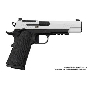 SIG 1911-X Freedom Handgun .45 ACP 5" 8rd Magazines(2) Two-Tone White on Black Optic Ready