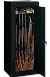 Stack-On Steel Secure Cabinet 18 Gun Black - MOTOR FREIGHT ONLY