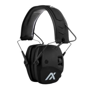 Axil TRACKR Blu Electronic Ear Muffs with Bluetooth 27dB Black