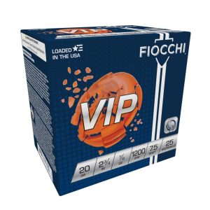 Fiocchi VIP Shotshells 20 ga 2-3/4" 7/8 oz 1200 fps #7.5 25/ct