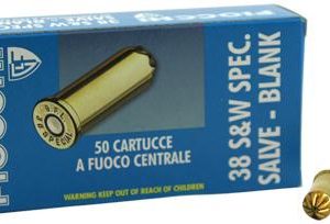 FIOCCHI 38 CAL RIMMED REVOLVER BLANKS 50RD