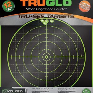 TRUGLO TRU-SEE Self Adhesive Targets - 100 Yard 12x12 Green 12 Pack