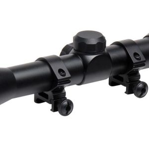 Truglo Trushot Rifle Scope w/Weaver Style Rings - 3-9x40mm  11.52-37.7' 3.15-3.94" Matte