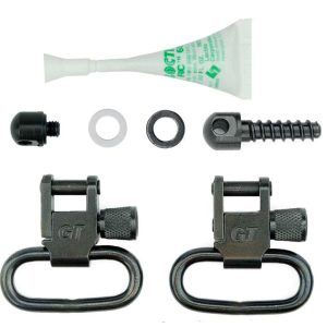 Grovtec Shotgun Locking Swivel Set for Mossberg 500 Black