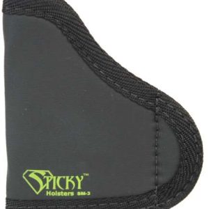Sticky Holsters Small Sticky Pocket Holster for 2.75" Pocket 380s with Laser Black Ambi