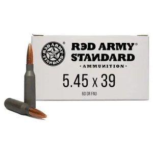 Century Arms Red Army Standard Rifle Ammunition 5.45x39 60gr FMJ Lead Core 1440/ct Case