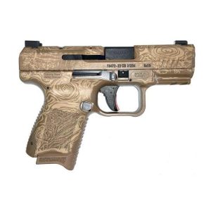 Century Arms Canik TP9 Elite SC 9mm Luger 12rd Magazine 3.5" Barrel Damascus Tan w/Full Kit - BLEMISHED