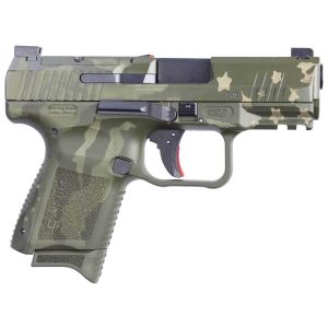 Century Arms Canik TP9 Elite SC 9mm Luger 12rd Magazine 3.5" Barrel We the People Green w/Full Kit - BLEMISHED
