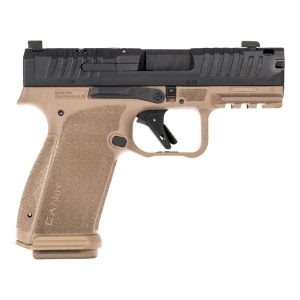 Canik METE MC9 Prime Handgun 9mm Luger 17rd Magazines (2) 3.64" Barrel Two-Tone Black FDE