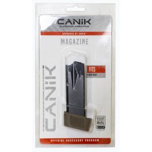 Canik Mete MC9 Handgun Magazine with Full Grip Extension FDE 9mm Luger 15/rd