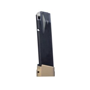 Canik TTI Combat Handgun Magazine 9mm Luger 18rd with TTI +3 Bronze Extension 21rd