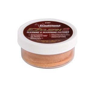 Traditions EZ Clean 2 Cleaning & Seasoning Patches .45-.58 cal 50/Jar 2.5" Dia