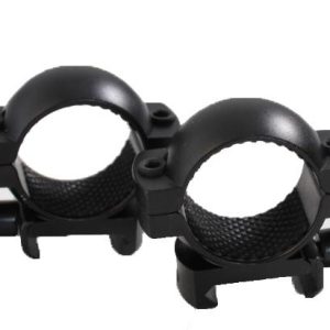 Traditions Aluminum Scope Rings fits Weaver Style Bases 1" Med - Matte Black