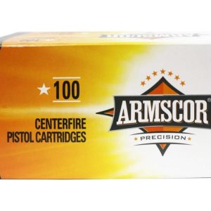 Armscor Value Pack Handgun Ammunition .22 TCM  40 gr JHP 1480 fps 100/ct