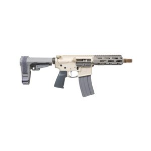 Q Sugar Weasel Handgun .300 BLk 30rd Magazine 7" 5/8x24 Threaded Barrel Grey with Brace