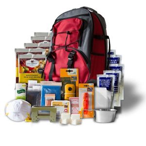 Wise Five Day Emergency Survival Kit Backpack For One Person-32 Servings Red