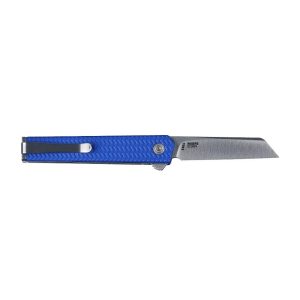 CRKT CEO Microflipper Folding Knife 2-1/5" Sheepsfoot Blade Blue