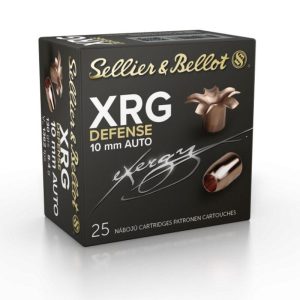 Sellier & Bellot XRG Defense Handgun Ammunition 10mm Auto 130gr HP 1362 fps 25/ct