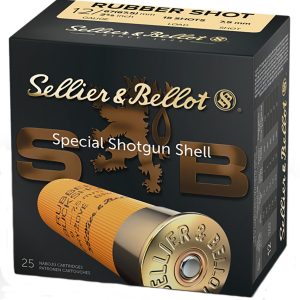 Sellier & Bellot Shotgun Ammunition 12 ga 2 5/8"  15 plts Rubber  - 25/box