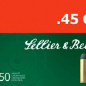 Sellier & Bellot Pistol & Revolver Ammo .45 Long Colt 250 gr LFN 50/Box