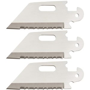 Cold Steel Click-N-Cut Replacement Blade 3/pk - 2-1/2" Reverse Tanto Serrated