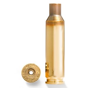 Alpha Munitions Ultra Premium Unprimed Brass Cartridge Cases .25 Creedmoor SRP Small Rifle Primer Brass 100/Box