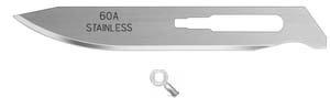 Havalon Piranta Stainless Steel Blades #60A - One Dozen