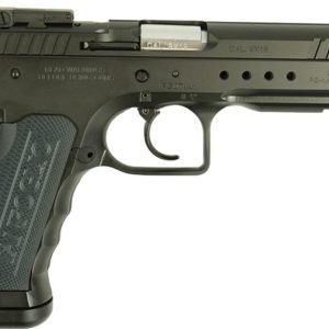 IFG Tanfoglio Defiant Tactical Pro Handgun 9mm Luger 17(1)&20(1)rd Magazines 4.9" Threaded Barrel OR Black