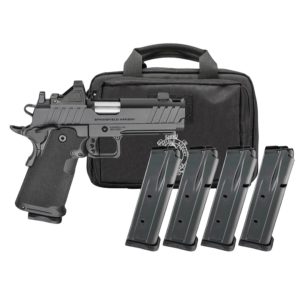 Springfield Gear Pac DS Prodigy AOS Handgun 9mm Luger 10(4)rd Magazines 5" Barrel Green Dot & Bag