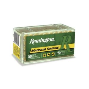 Remington Magnum Rimfire Ammunition .22 WMR 40 gr PSP 1910 fps 2000/ct Case (40-50/ct Boxes)