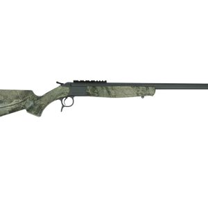 CVA Scout V2 TD Rifle .450 Bushmaster Single Shot 25" Sniper Grey Cerakoted Threaded Barrel Camo Stock