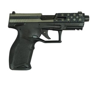 Taurus TX22 Flag Slide Handgun .22 LR 16rd Magazines(2) 4.6" Threaded Barrel Flag Slide/Black Frame